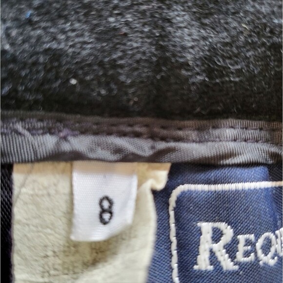 Requirements Vintage 100% Wool Pants Black Size 8 - Picture 6 of 10